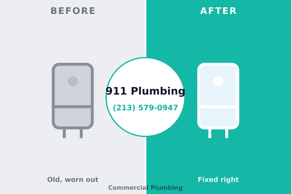 Before and after: plumbing company Dyersville, IA